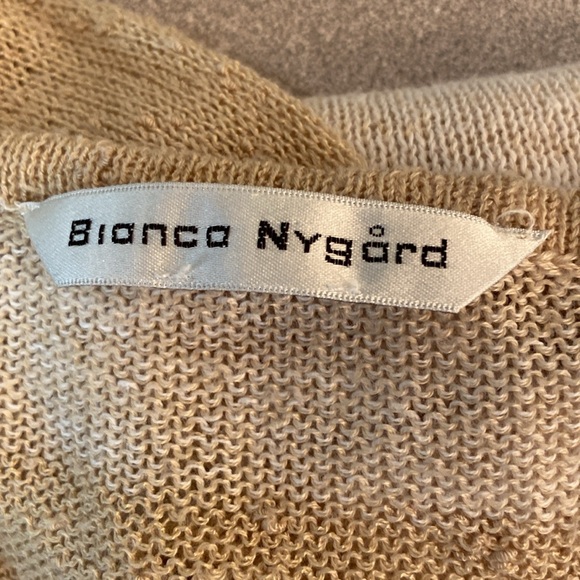 Bianca Nygard - 3/4 sleeve crew neck sweater. Size M - Picture 4 of 8